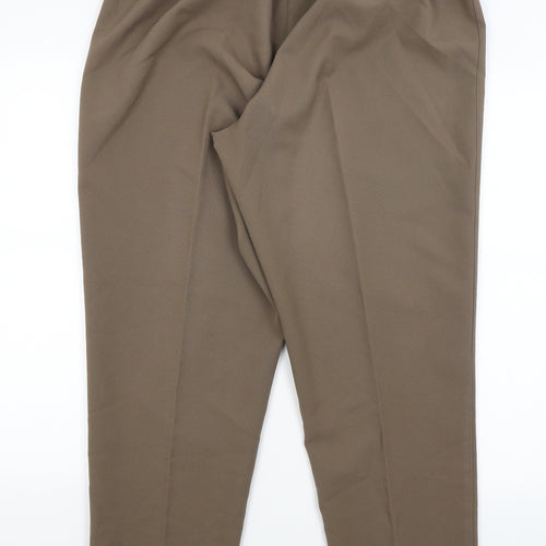 Preworn Womens Brown   Trousers  Size 20 L28.5 in