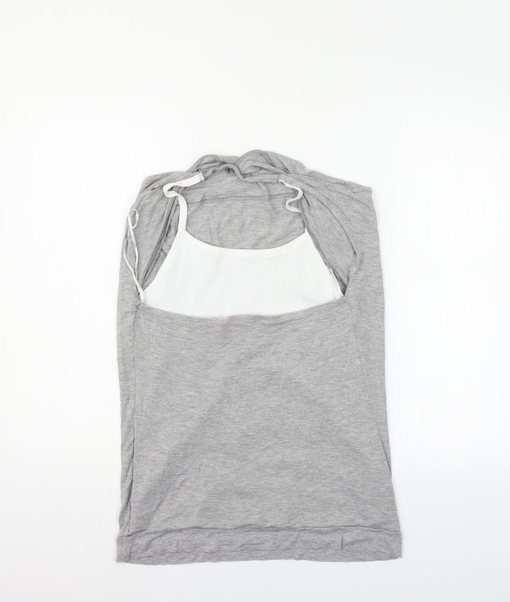 FALMER Womens Grey Basic Blouse Size 14