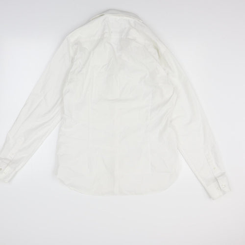 Ventuno Mens White    Button-Up Size 16