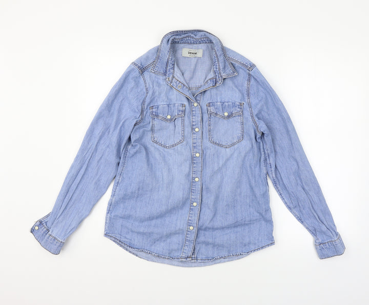 New Look Womens Blue Jacket Size 8