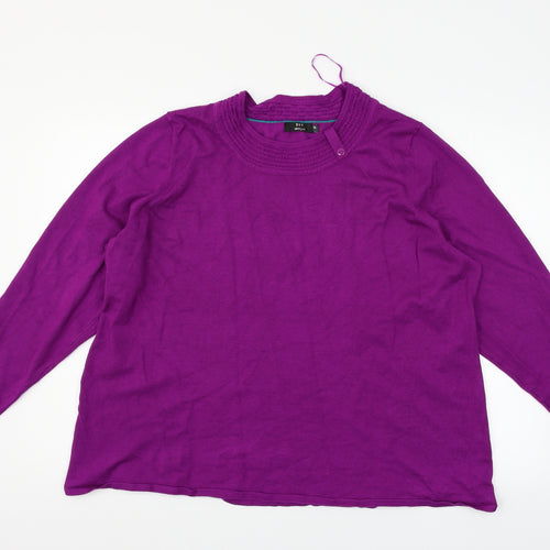 Sky Design Womens Purple   Pullover Jumper Size XL