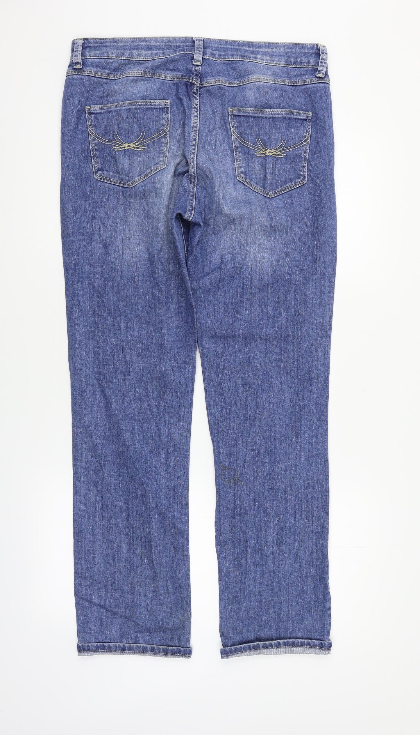 Marks and Spencer Womens Blue   Skinny Jeans Size 14 L29 in