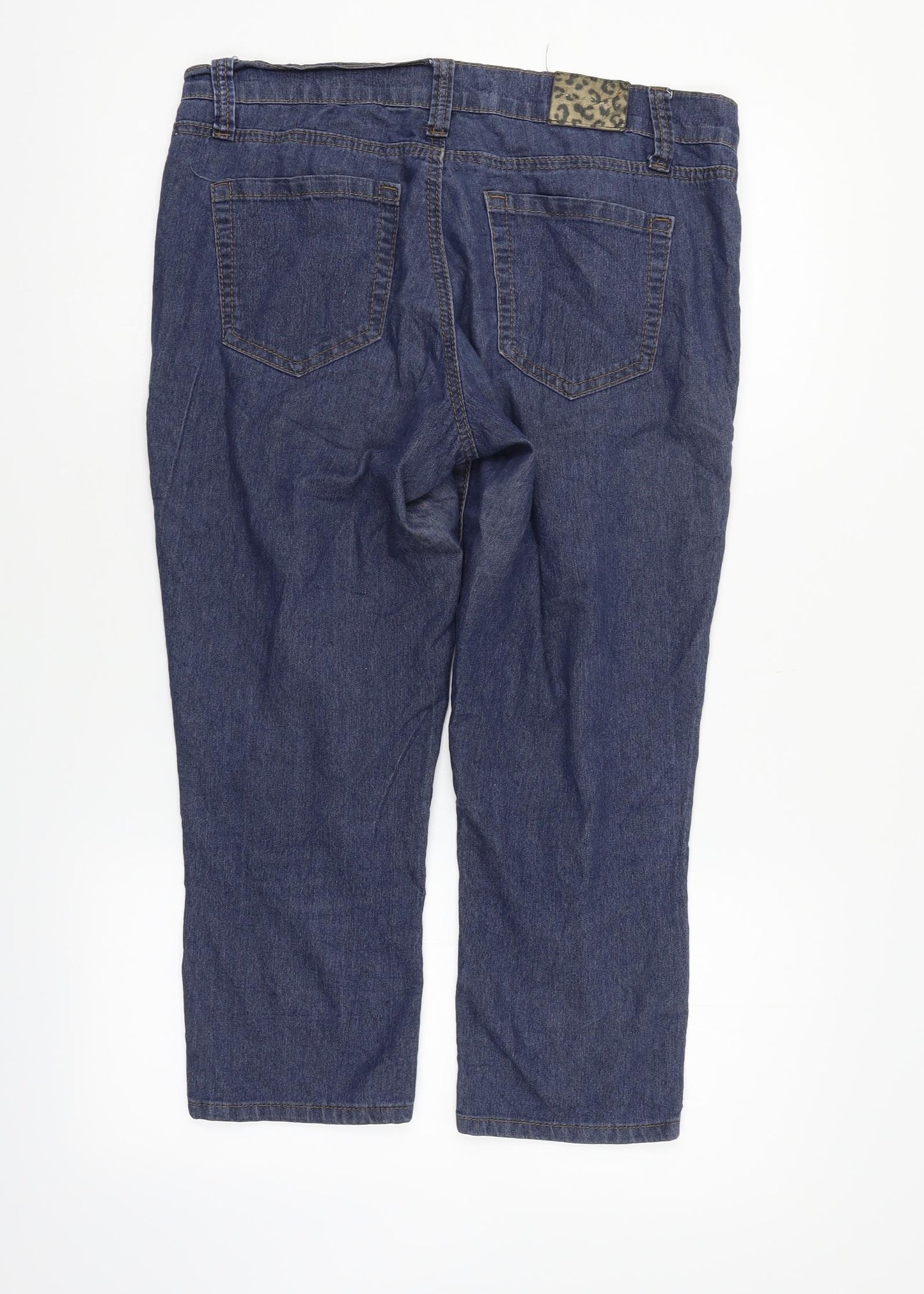 Janina Denim Womens Blue   Cropped Jeans Size 12 L22 in
