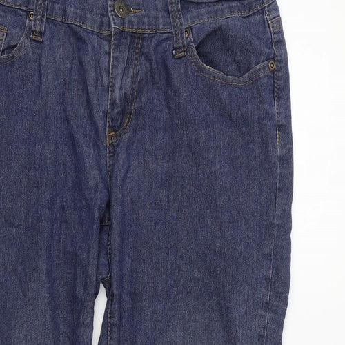 Janina Denim Womens Blue   Cropped Jeans Size 12 L22 in