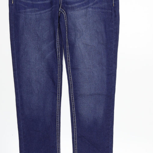 JMS Womens Blue   Straight Jeans Size 34 in L28 in