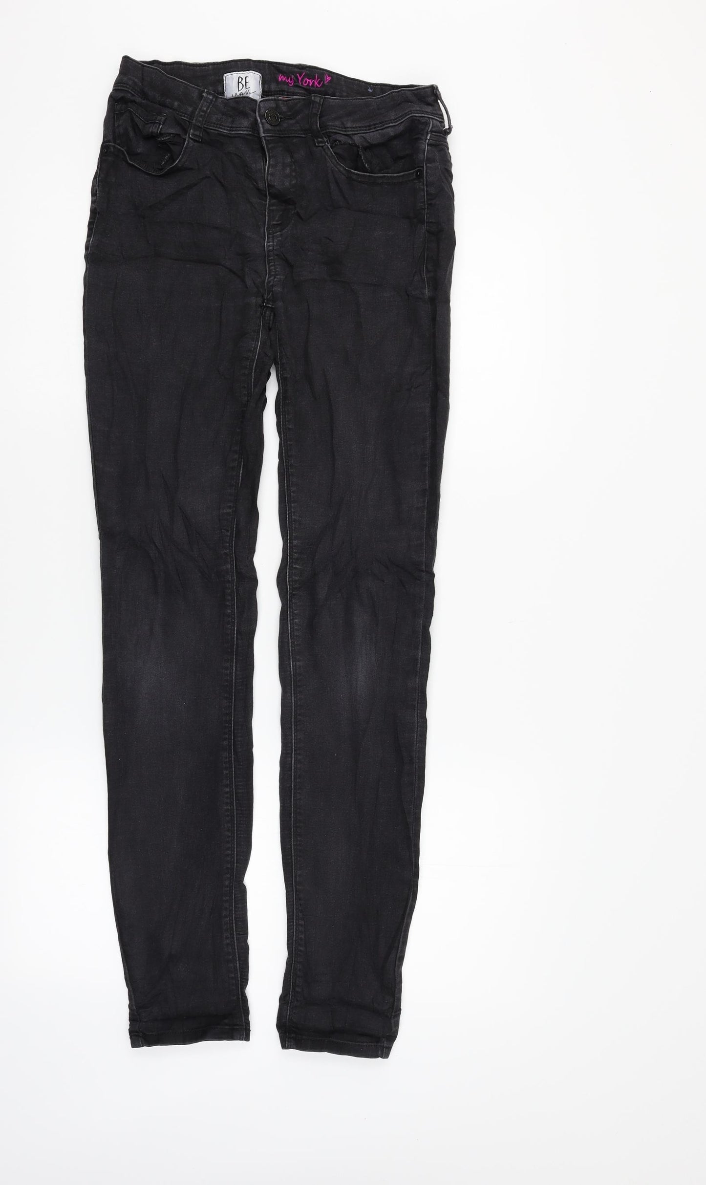 BE YOU  Womens Black   Skinny Jeans Size 32 in L30 in