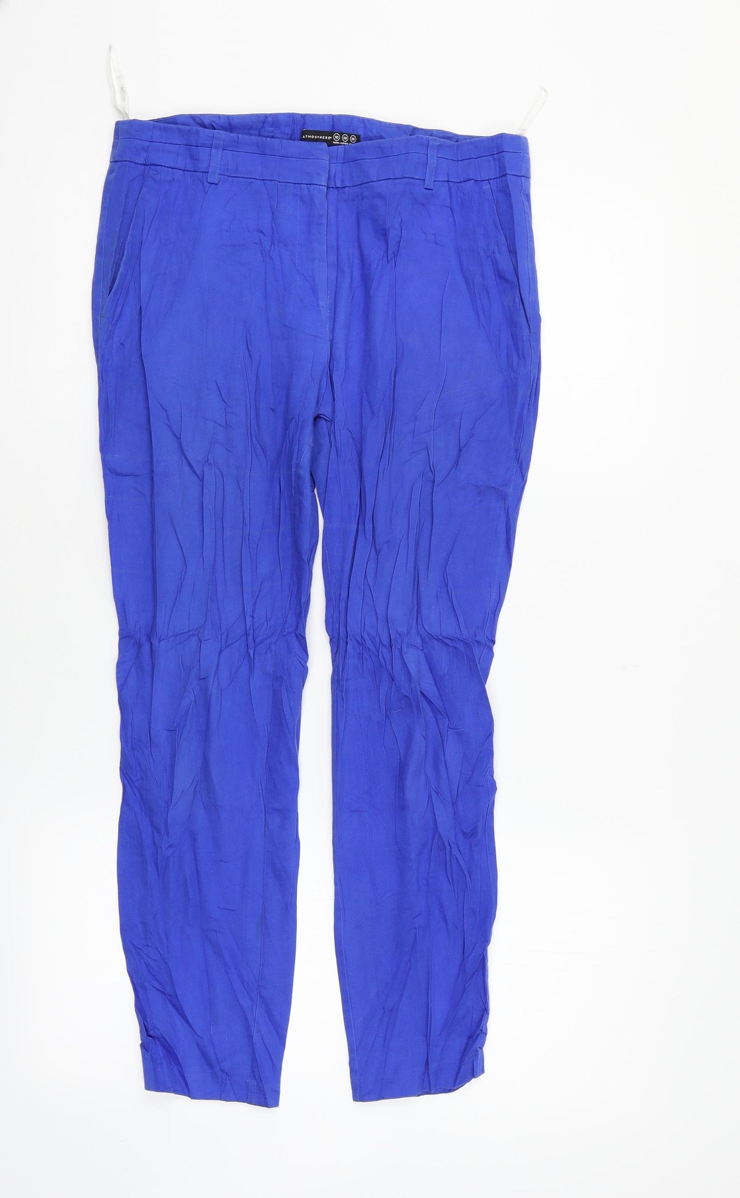 Atmosphere Womens Blue   Trousers  Size 10 L24 in