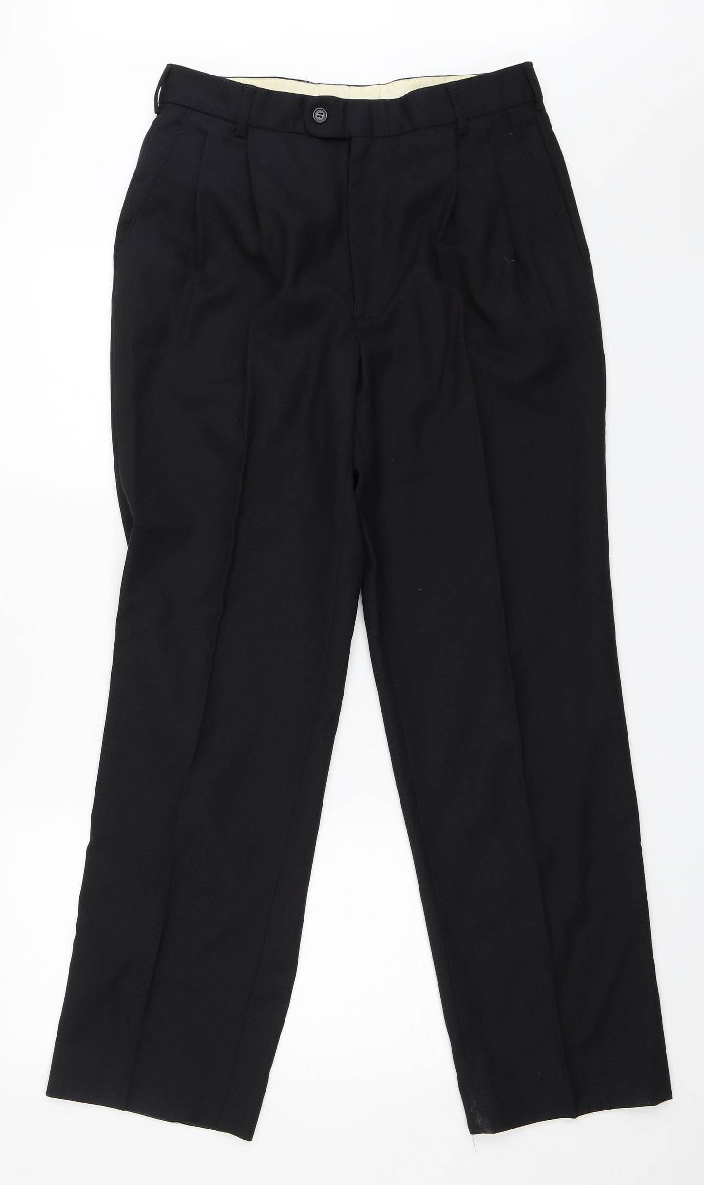 NEXT Mens Black   Trousers  Size 32 in L31 in