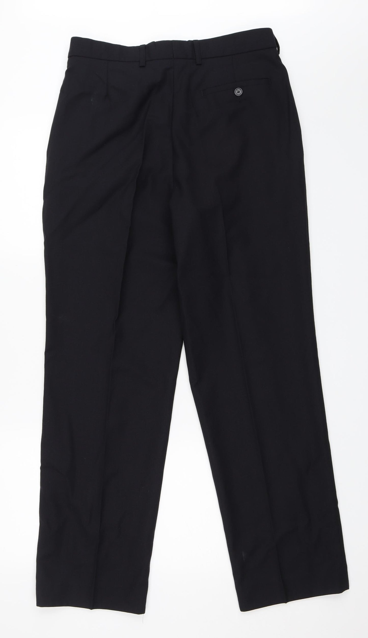 NEXT Mens Black   Trousers  Size 32 in L31 in
