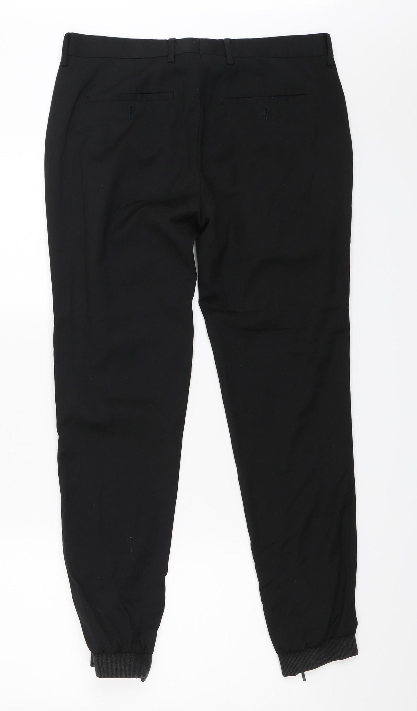 Topman Mens Black   Jogger Trousers Size 32 in L29 in