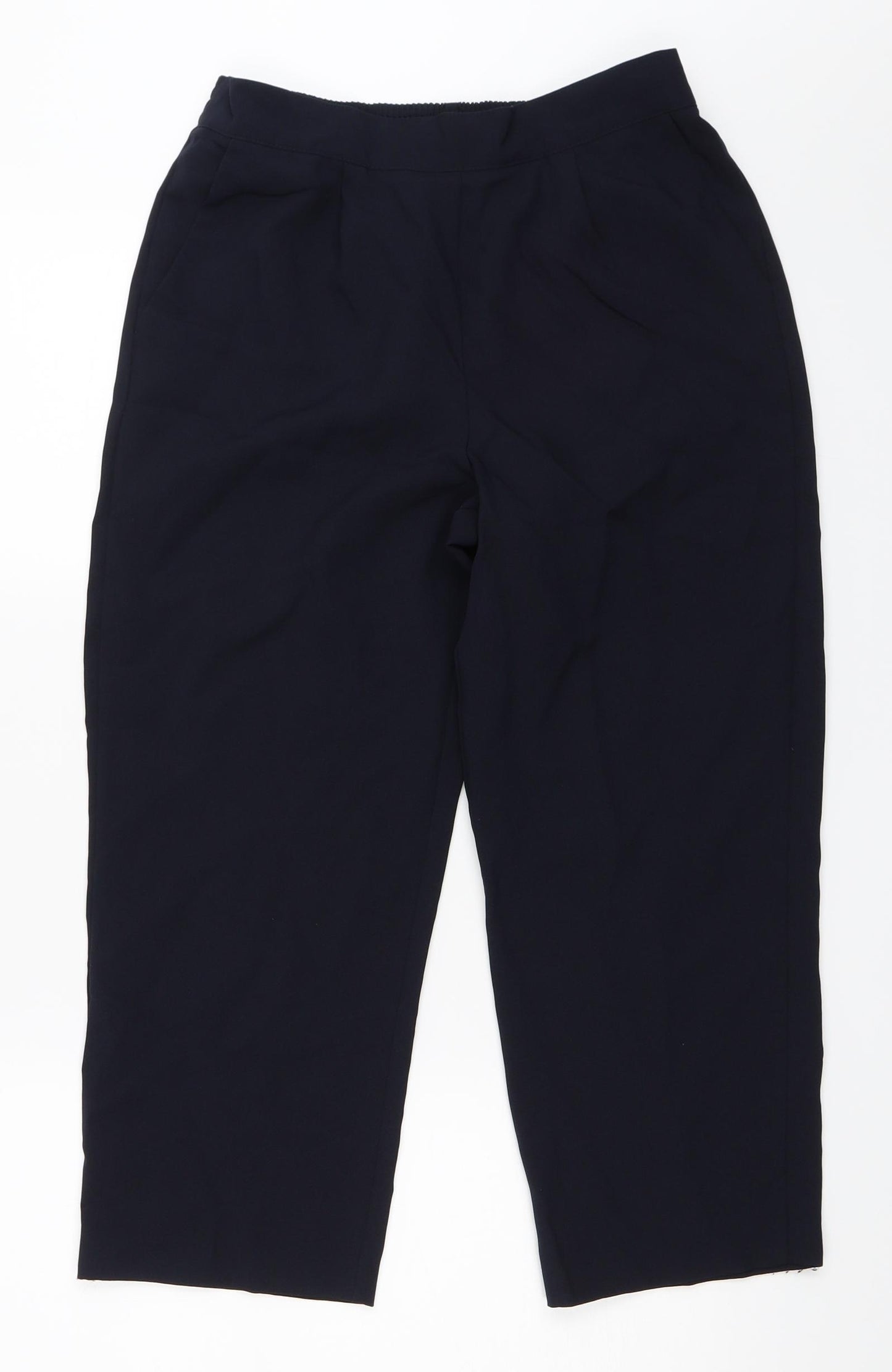 Bonmarché Womens Blue   Cropped Trousers Size 10 L23 in