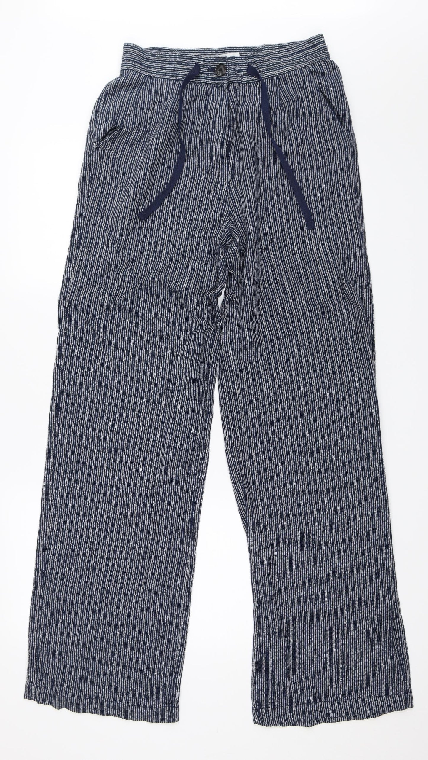 NEXT Womens Blue   Trousers  Size 10 L33 in