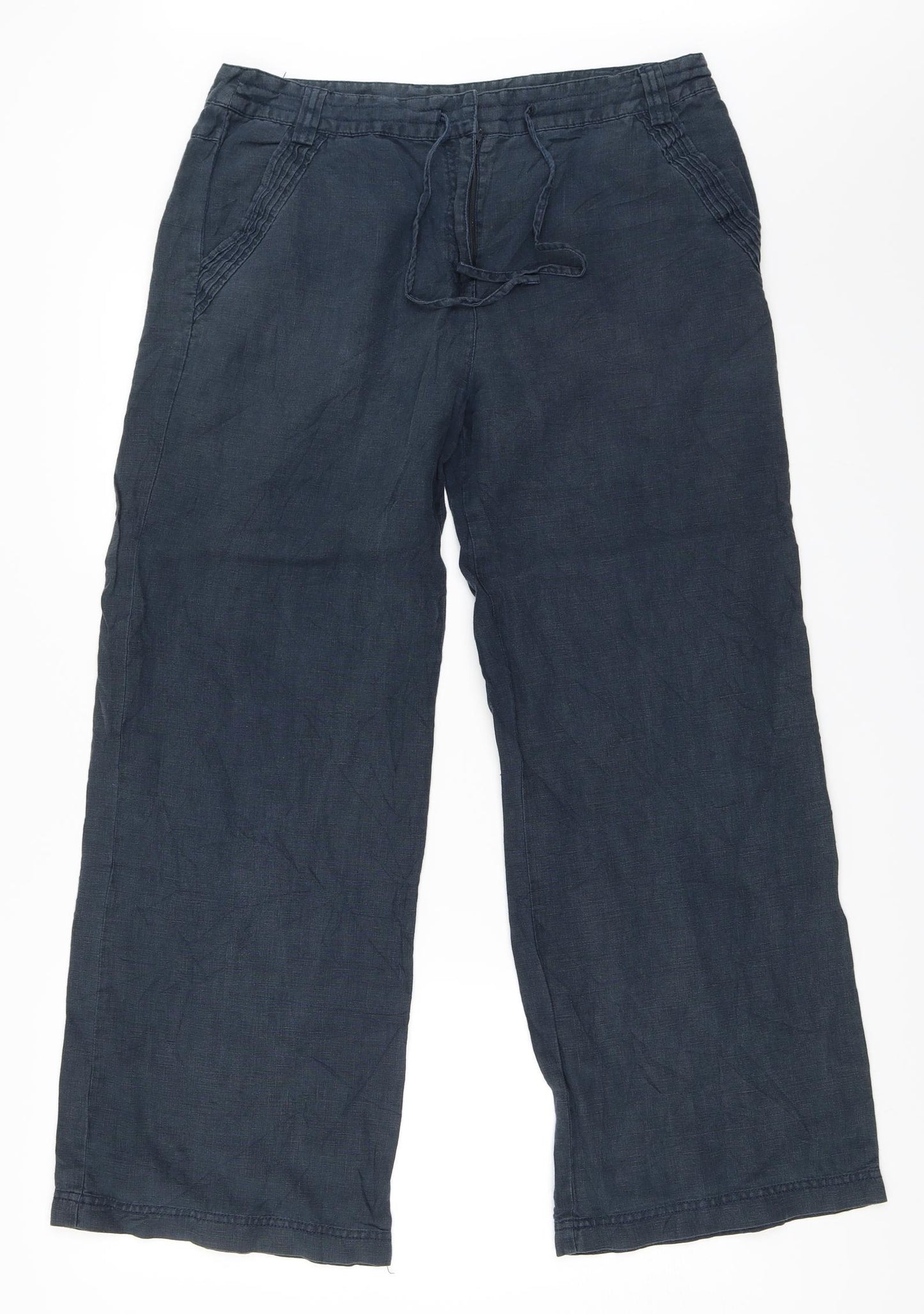Debenhams Womens Blue   Trousers  Size 14 L28.5 in