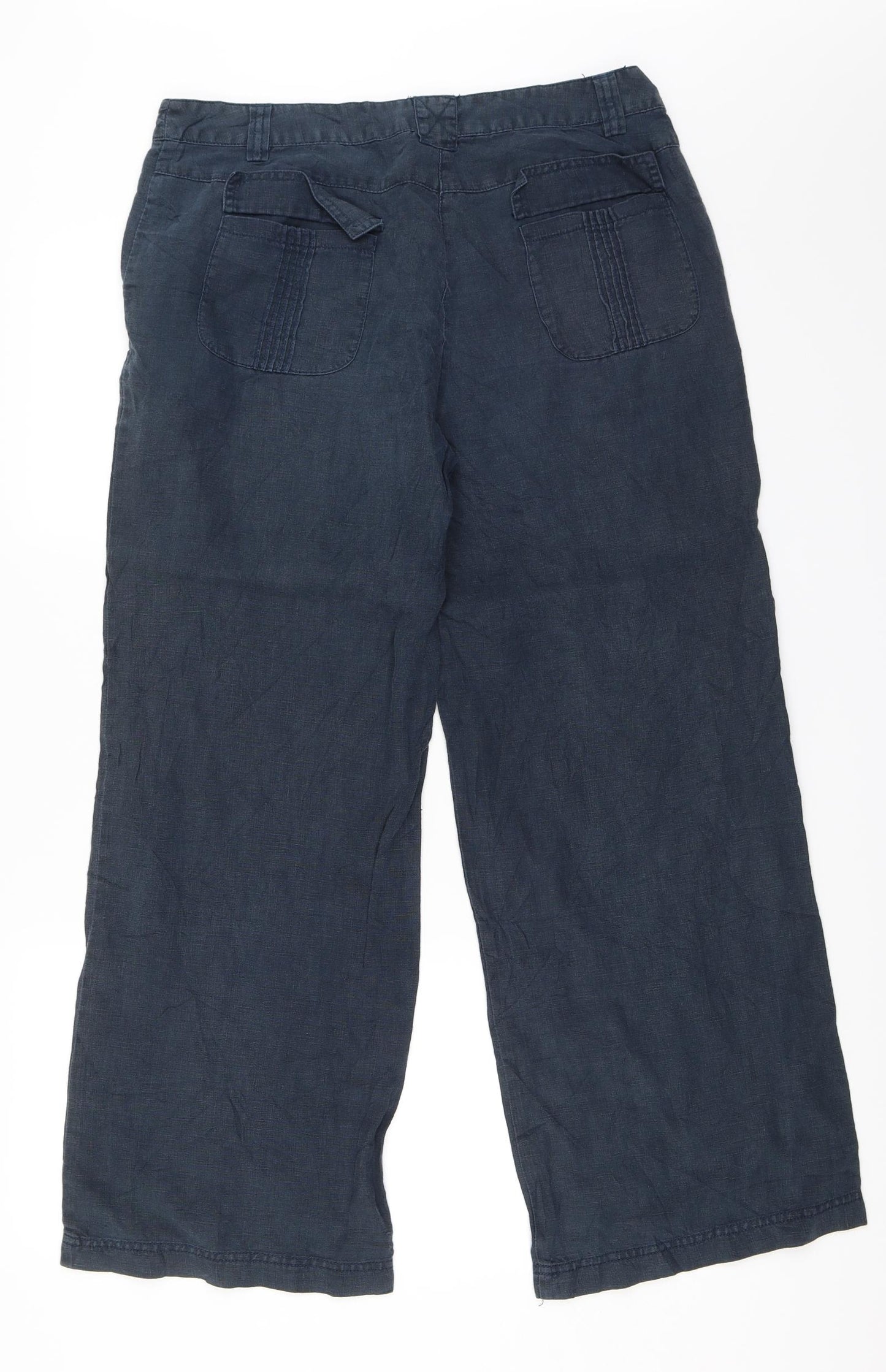 Debenhams Womens Blue   Trousers  Size 14 L28.5 in