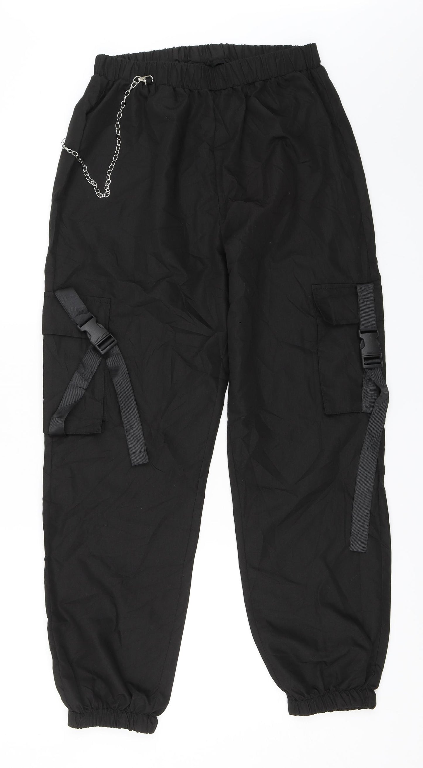 SheIn Womens Black   Jogger Trousers Size M L28 in