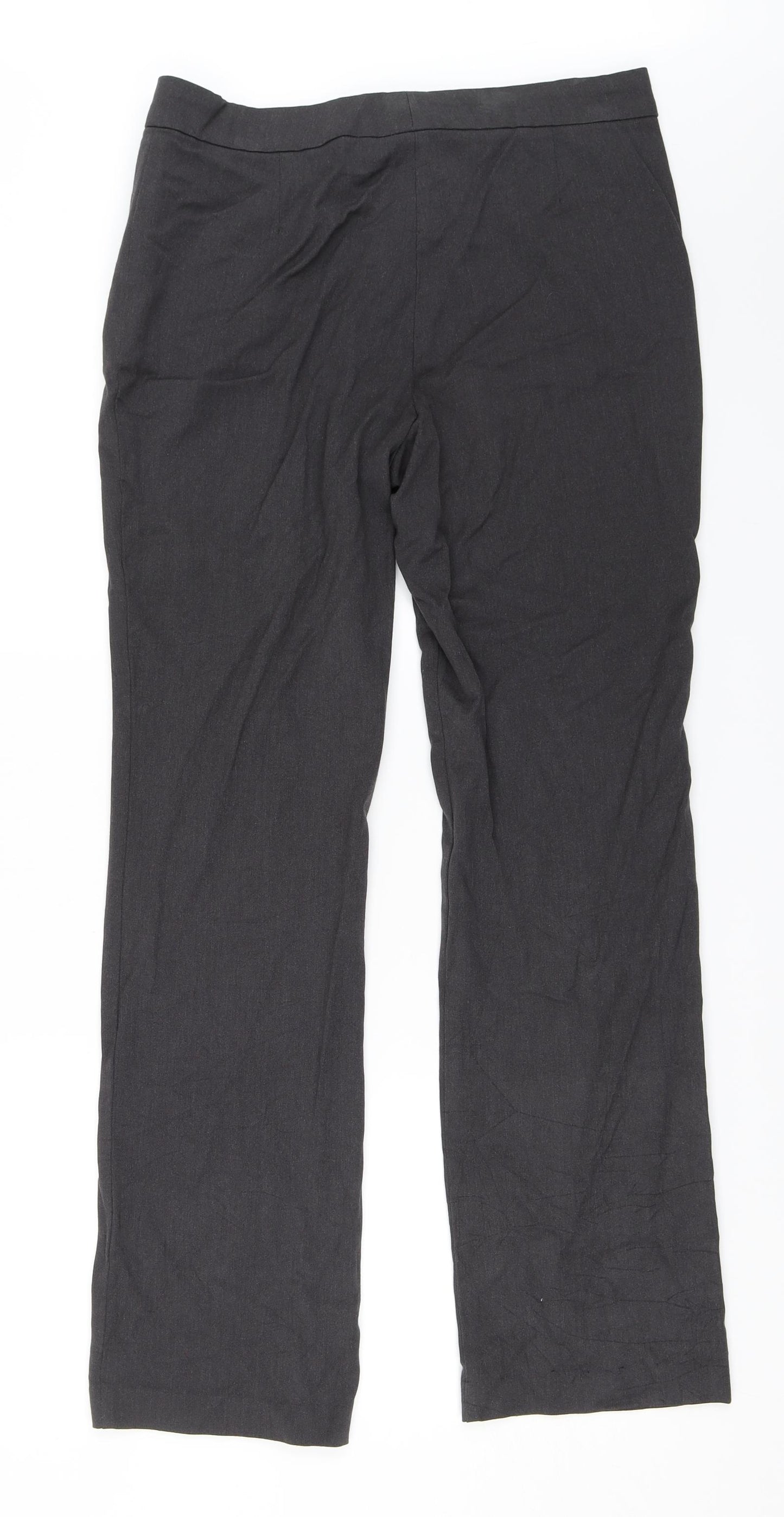 Marks and Spencer Womens Grey   Trousers  Size 12 L31 in