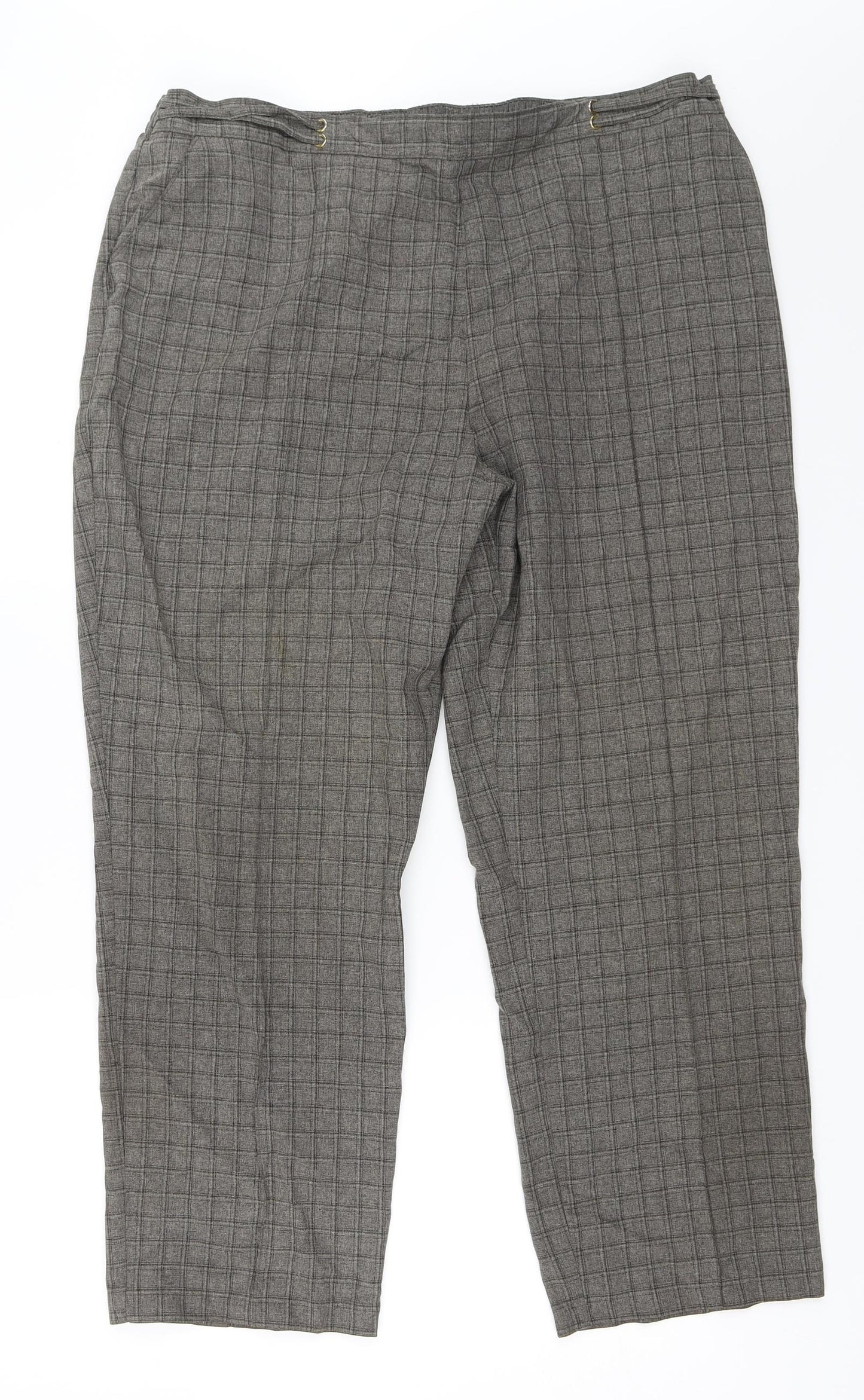 Marks and Spencer Womens Grey   Trousers  Size 18 L26.5 in