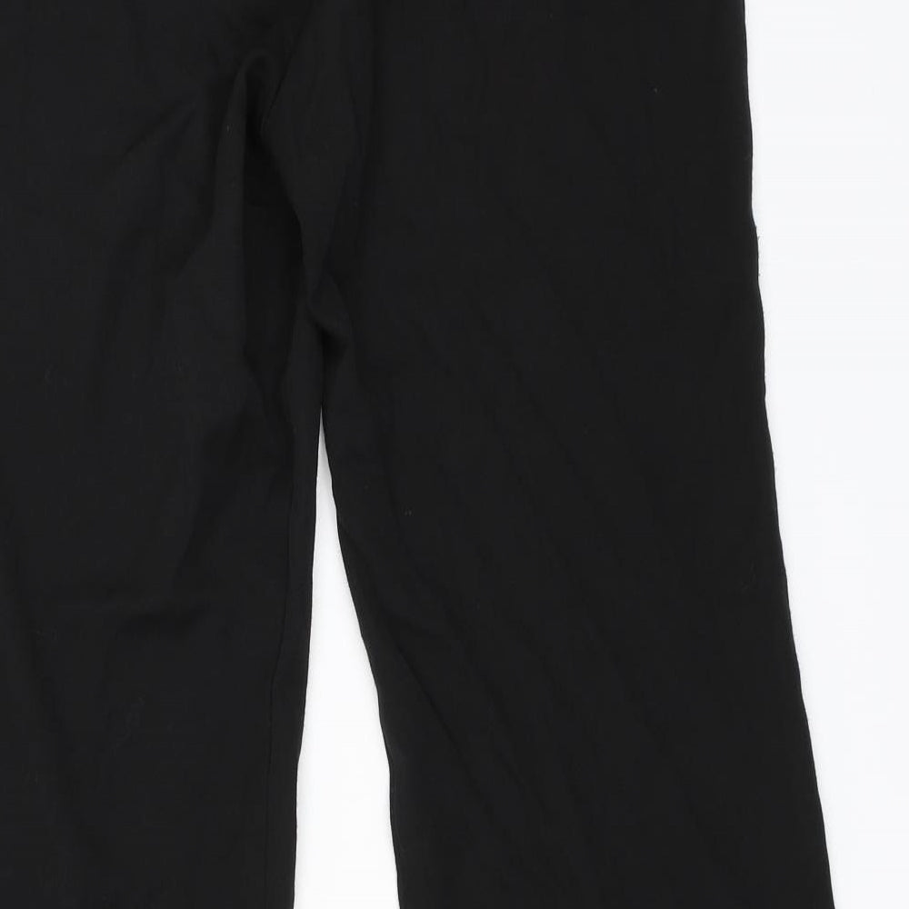 Papaya Womens Black   Trousers  Size 10 L30 in