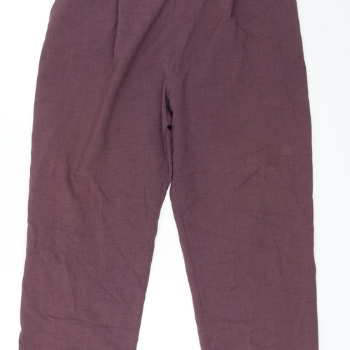 BHS Womens Purple   Trousers  Size 18 L26 in