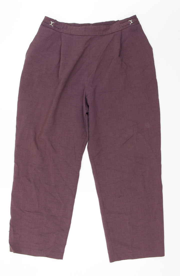 BHS Womens Purple   Trousers  Size 18 L26 in