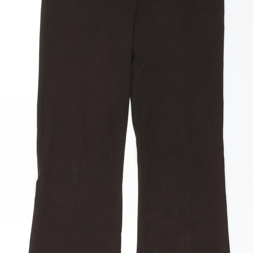 Classics Womens Brown   Trousers  Size 12 L30.5 in