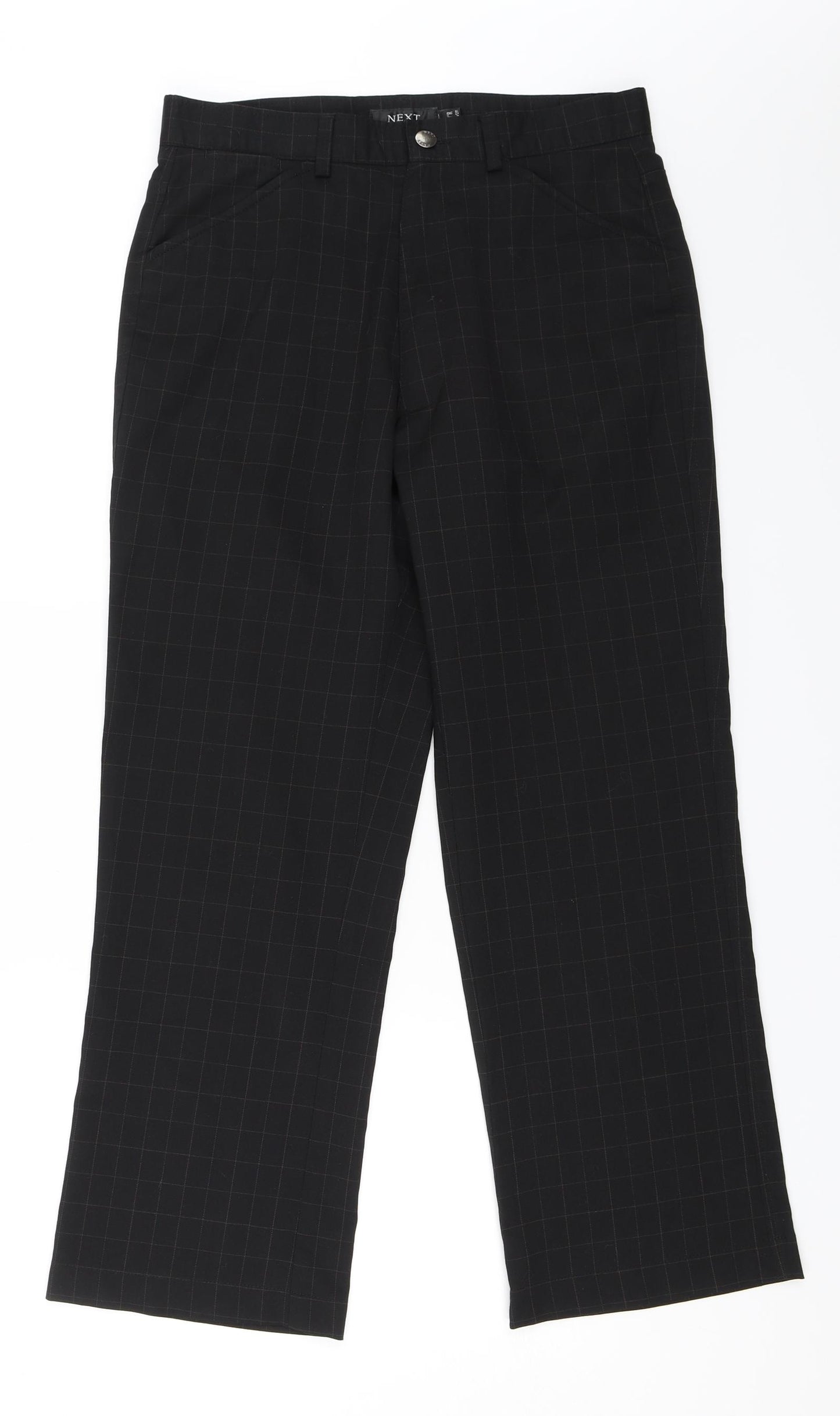 NEXT Mens Black   Trousers  Size 30 in L27 in
