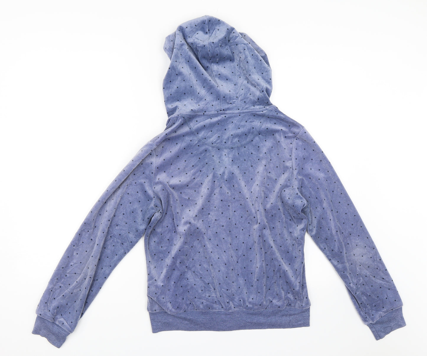 Marks and Spencer Womens Blue   Full Zip Hoodie Size 14