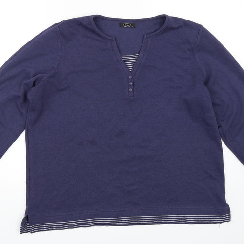 BM Womens Blue   Pullover Jumper Size L
