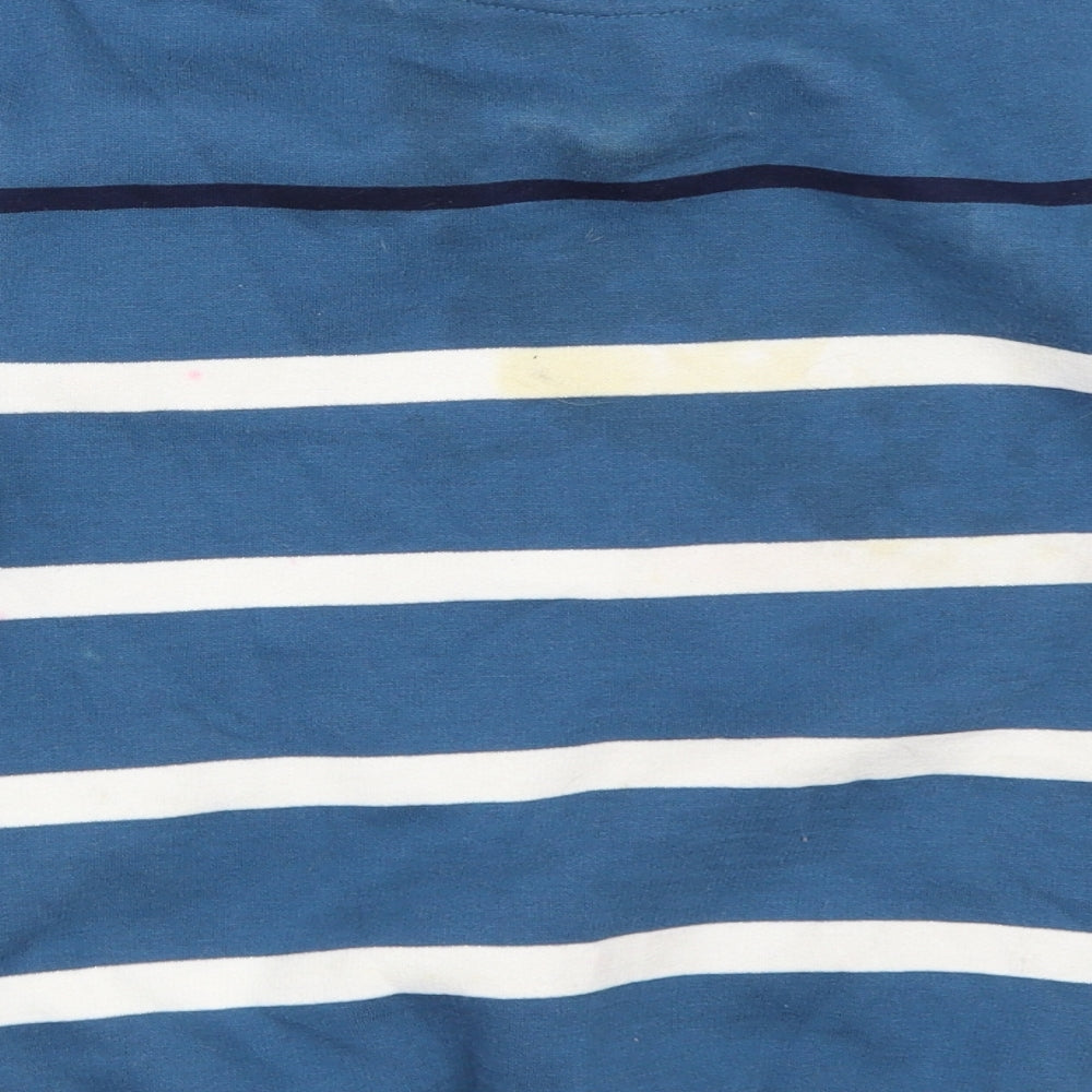 Lotto Boys Blue Striped  Pullover Sweatshirt Size S