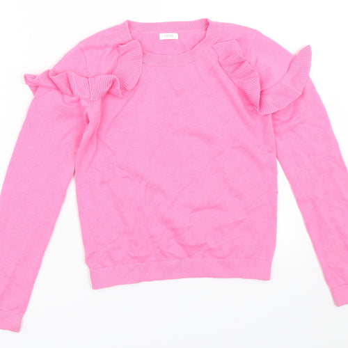 NEXT Girls Pink   Pullover Jumper Size 11 Years