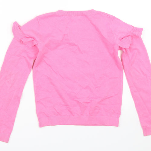 NEXT Girls Pink   Pullover Jumper Size 11 Years