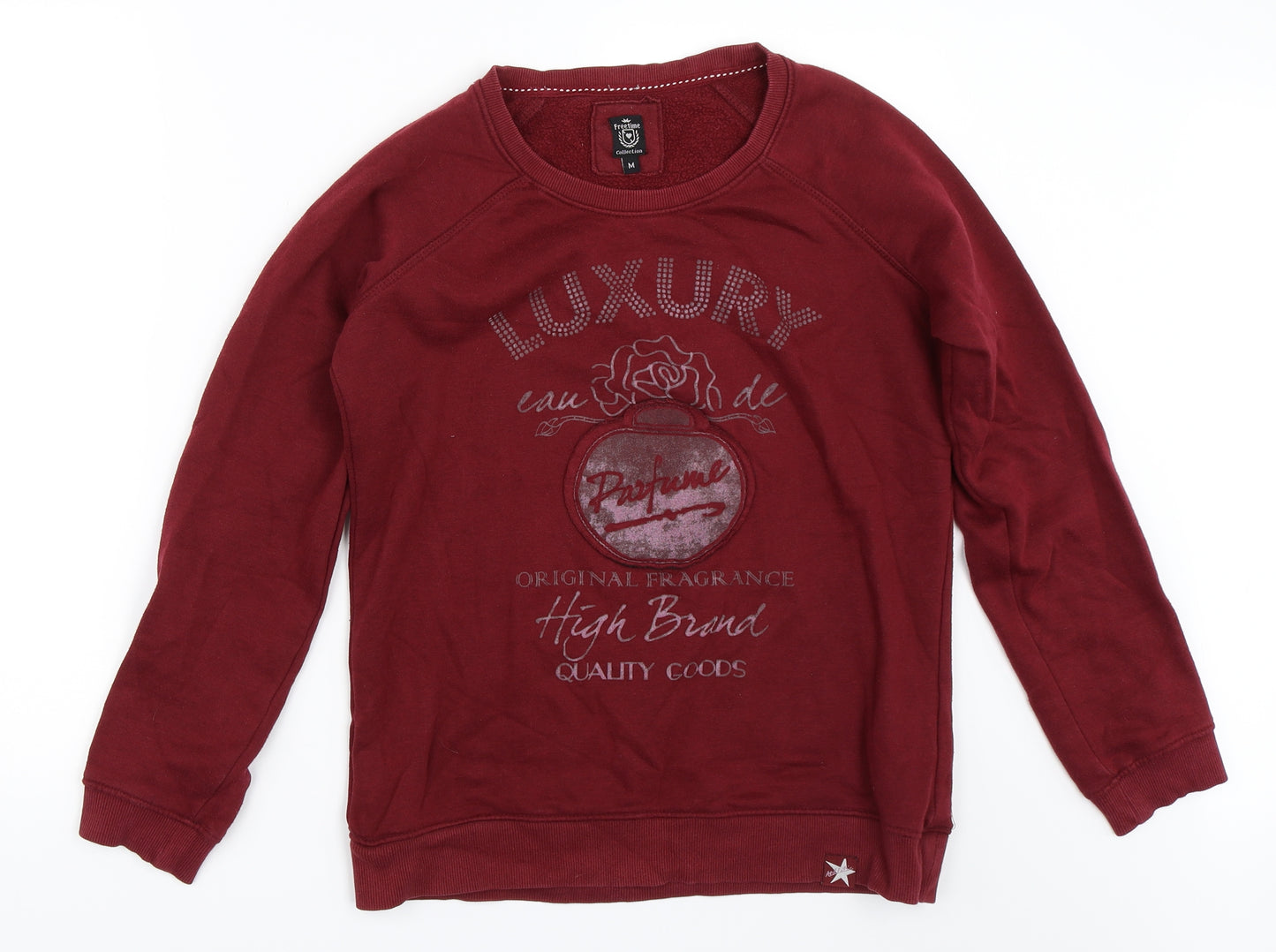 Freetime Collection Womens Red   Pullover Sweatshirt Size M