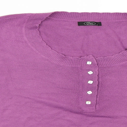 BM Womens Purple   Pullover Jumper Size L