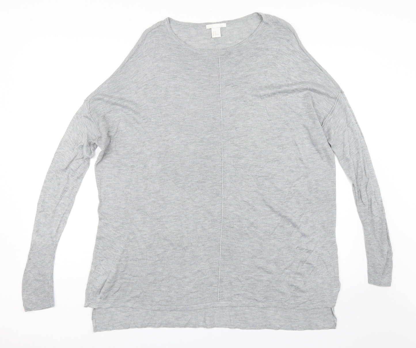 H&M Womens Grey   Pullover Jumper Size M