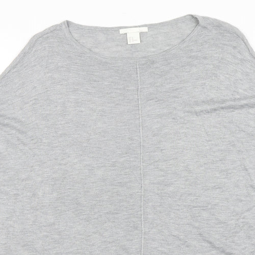 H&M Womens Grey   Pullover Jumper Size M