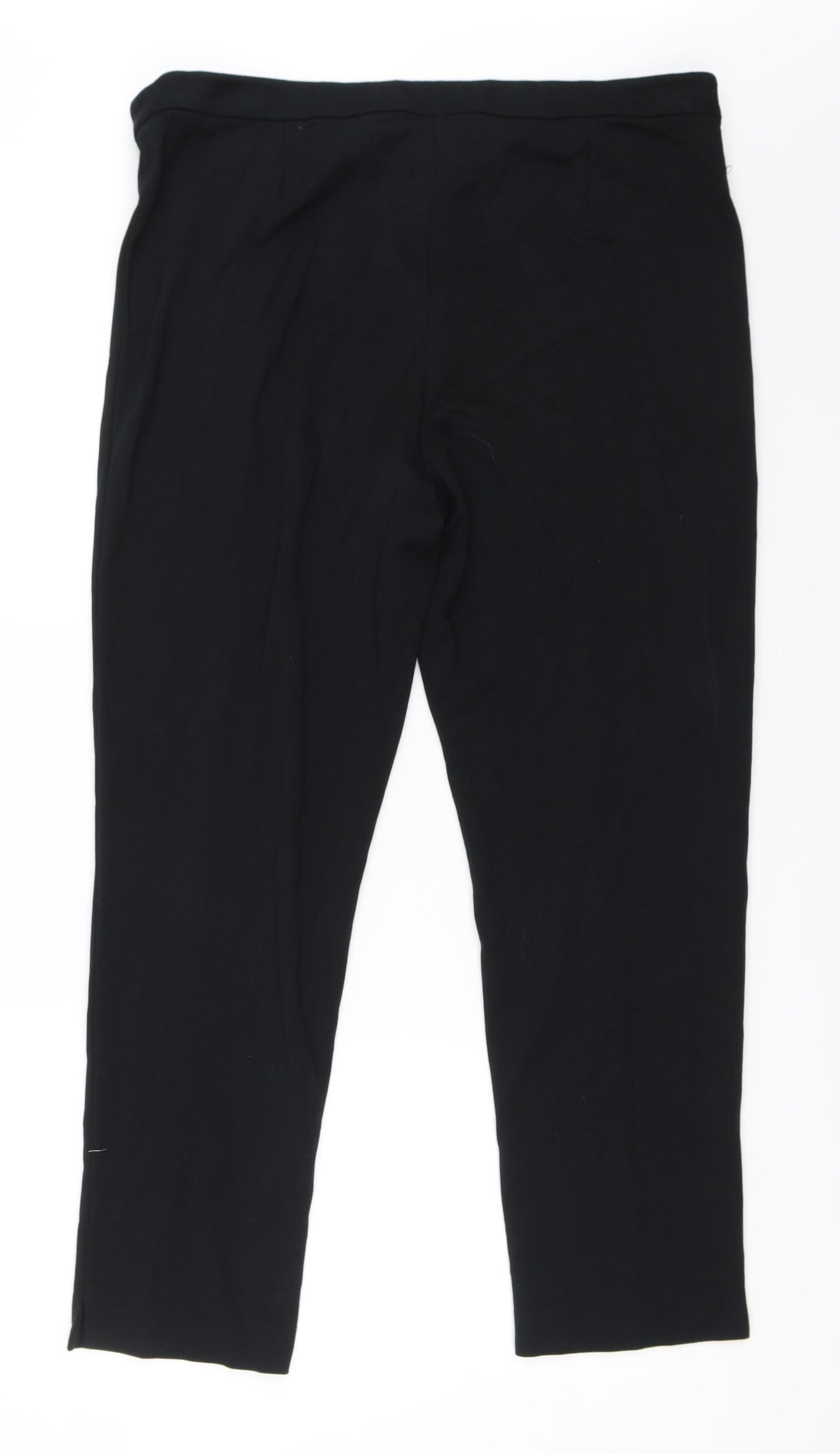 Marks and Spencer Womens Black   Trousers  Size 16 L28 in