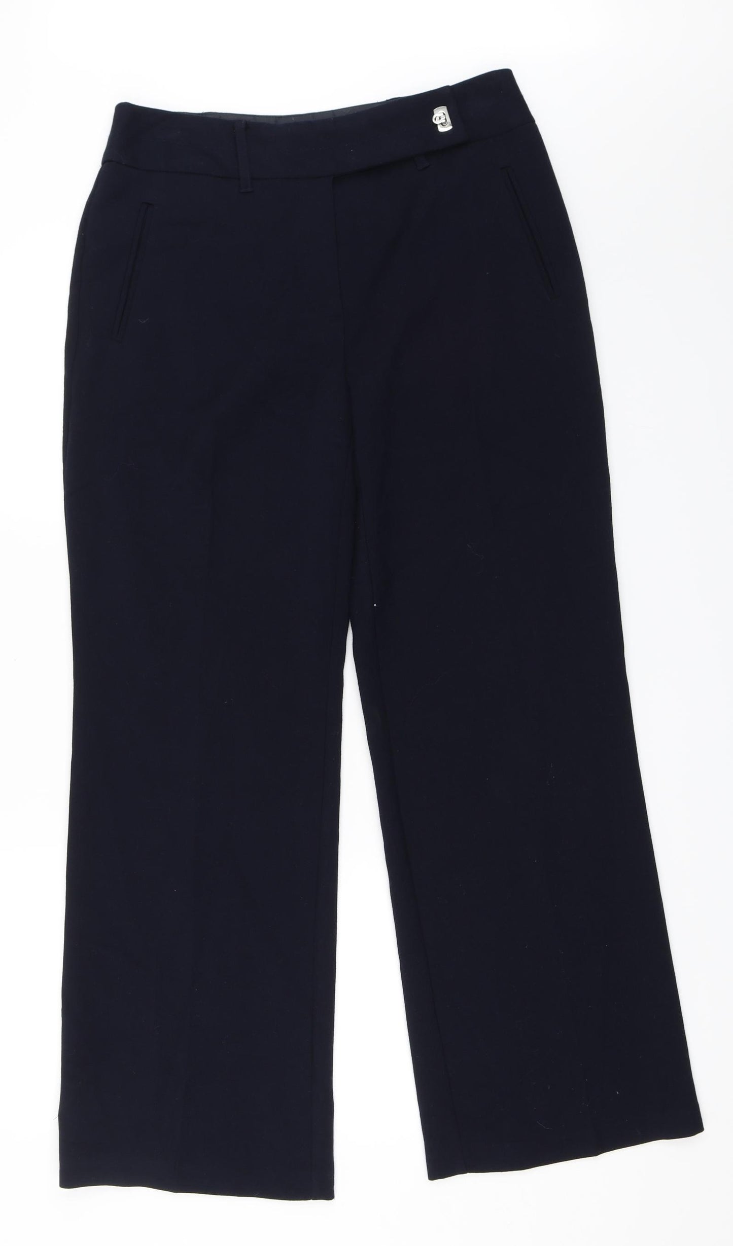 Per Una Womens Blue   Trousers  Size 12 L30.5 in