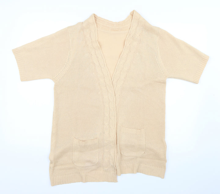 Preworn Womens Beige   Cardigan Jumper Size M