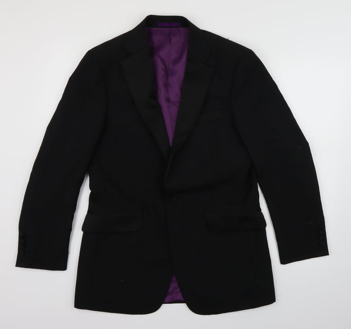 Charlton Gray Mens Black    Blazer Size 36