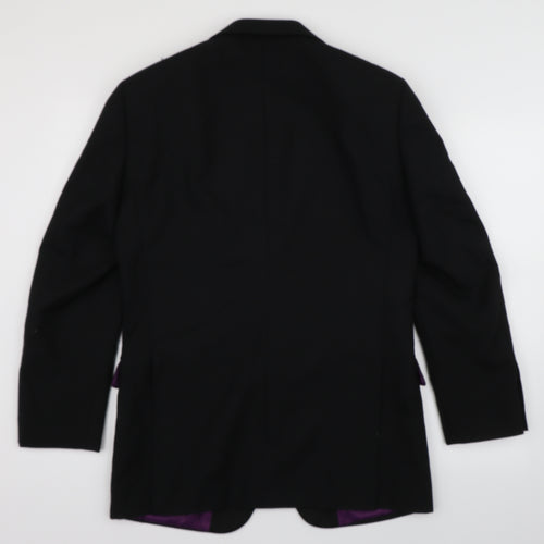 Charlton Gray Mens Black    Blazer Size 36