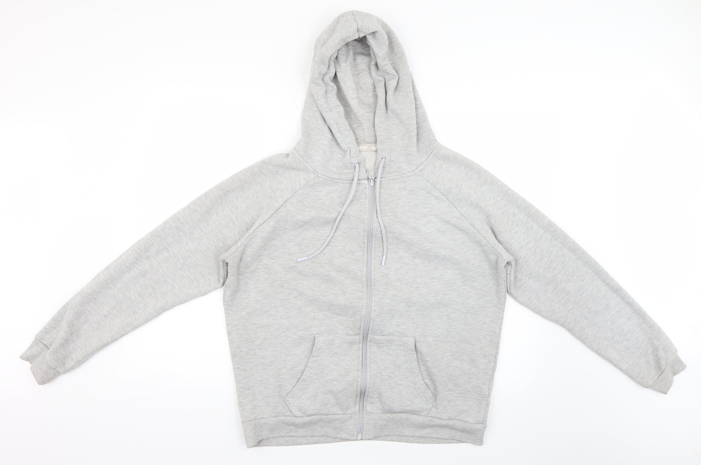 Primark Womens Grey   Full Zip Hoodie Size 12
