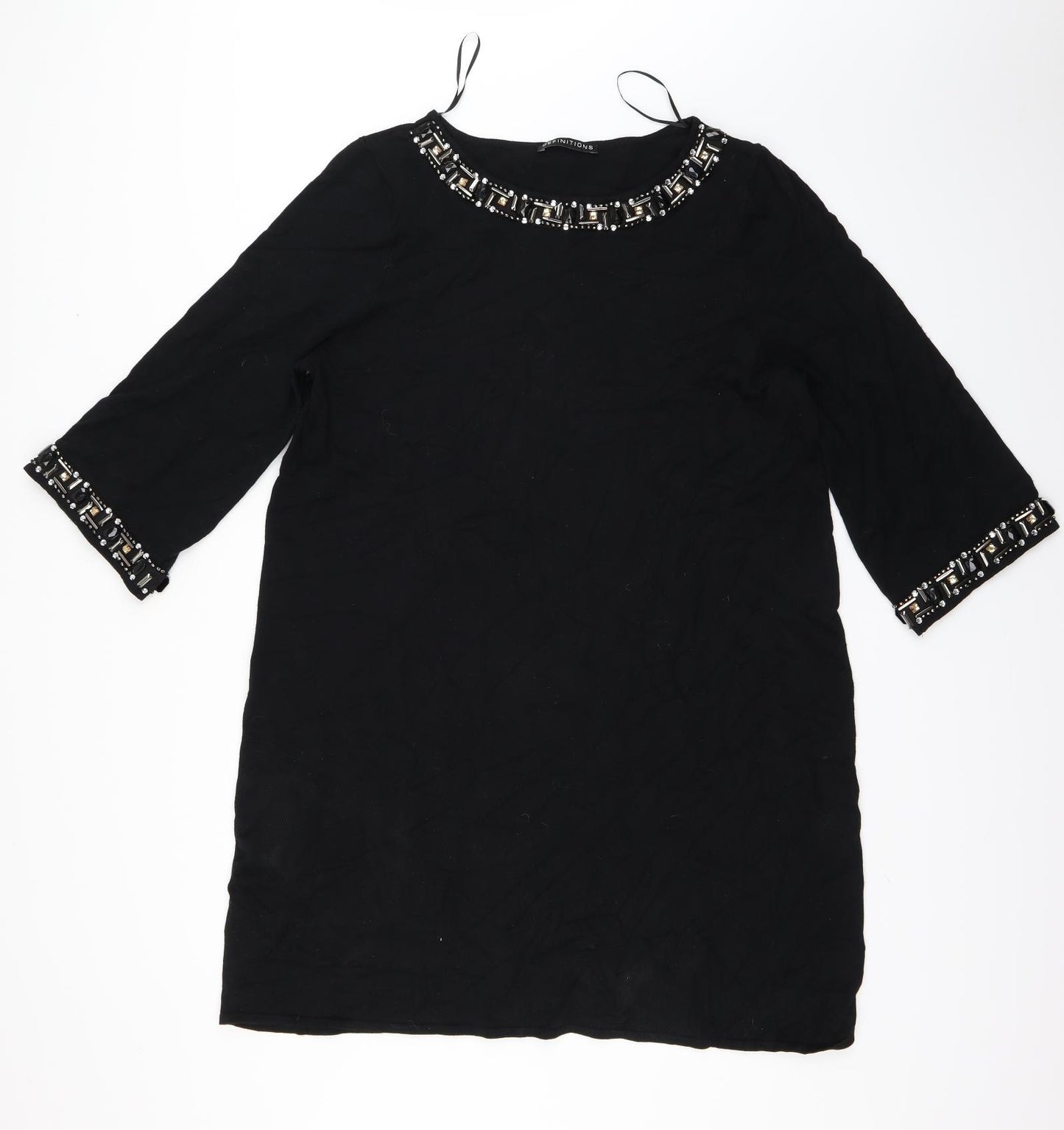 Definitions Womens Black   Shift  Size 20