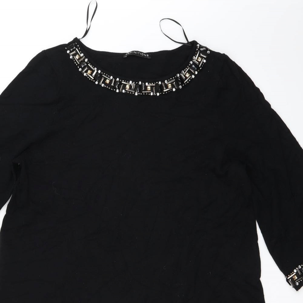 Definitions Womens Black   Shift  Size 20
