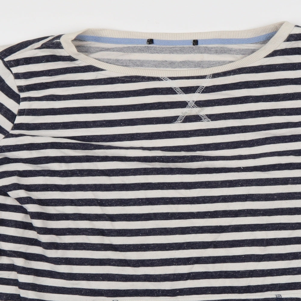 George Womens Blue Striped  Pullover Jumper Size 16