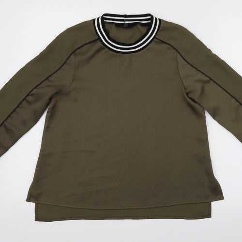 River Island Womens Green   Basic Blouse Size 8