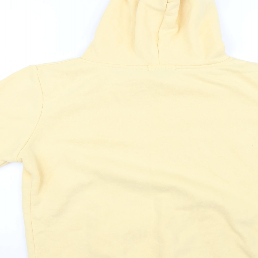 Primark Womens Yellow   Pullover Hoodie Size S