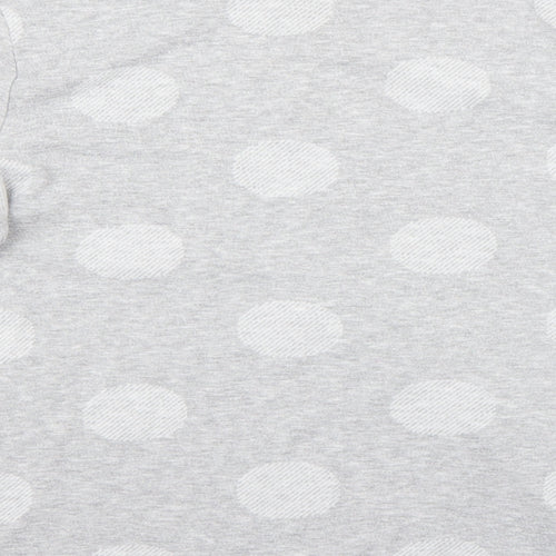 Marks and Spencer Womens Grey Polka Dot  Pullover Jumper Size 10