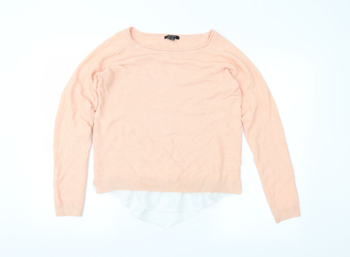ESMARA Womens Pink   Pullover Jumper Size S