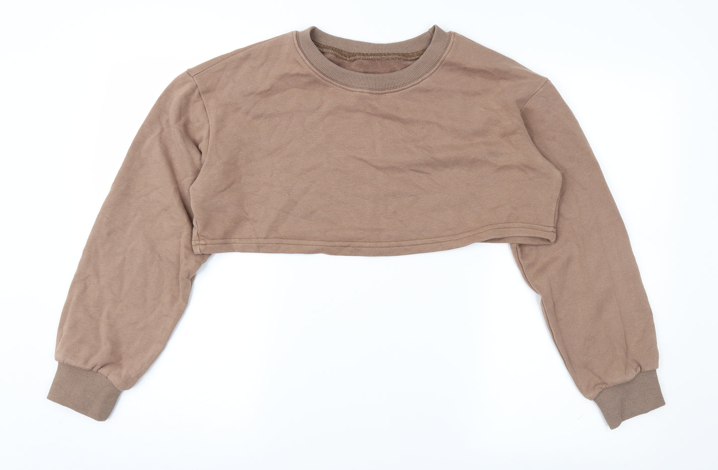 SheIn Womens Brown   Pullover Sweatshirt Size M