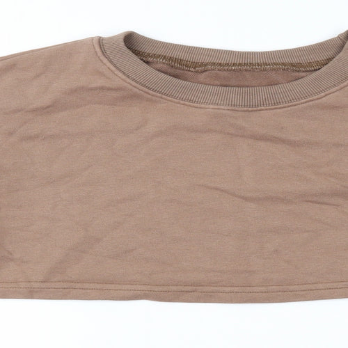 SheIn Womens Brown   Pullover Sweatshirt Size M